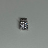 925 Sterling Silver CZ Pendant Length 11 Mm