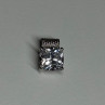 925 Sterling Silver CZ Pendant Length 11 Mm