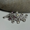 925 Sterling Silver Van Dell Spinel Brooch