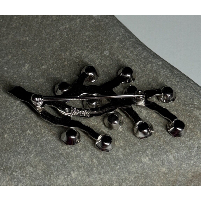 925 Sterling Silver Van Dell Spinel Brooch