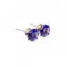 925 Sterling Silver Tourmaline Earrings