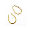 925 STERLING SILVER GOLD PLATED PINK SPINEL EARRINGS