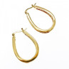 925 Sterling Silver Gold Plated Pink Spinel Earrings