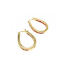 925 STERLING SILVER GOLD PLATED PINK SPINEL EARRINGS