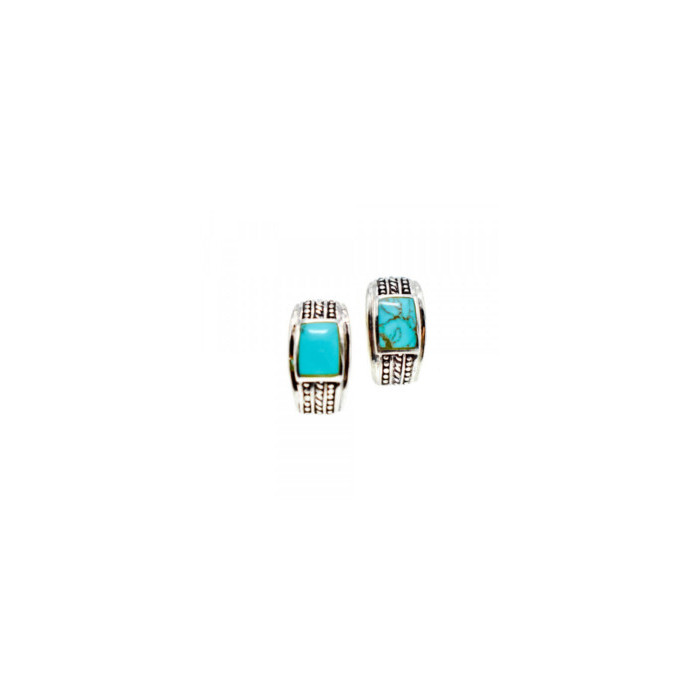 Vintage 925 Sterling Silver Turquoise Earrings