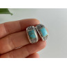 Vintage 925 Sterling Silver Turquoise Earrings