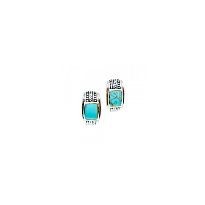 Vintage 925 Sterling Silver Turquoise Earrings