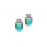 Vintage 925 Sterling Silver Turquoise Earrings