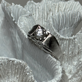 925 Sterling Silver Sapphire Men'S Ring Size 11