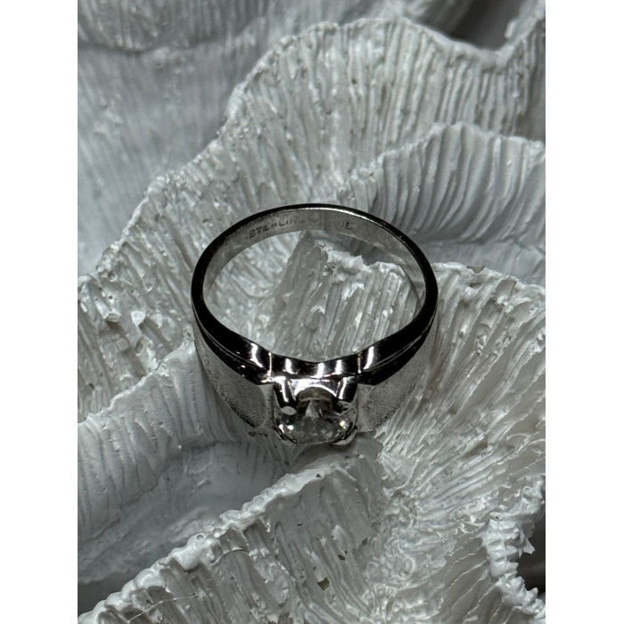 925 Sterling Silver Sapphire Men's Ring Size 11