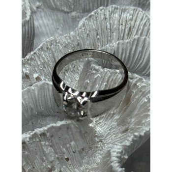 925 Sterling Silver Sapphire Men's Ring Size 11