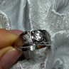 925 Sterling Silver Sapphire Men'S Ring Size 11
