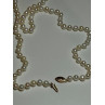 14K YELLOW GOLD FRESHWATER PEARL NECKLACE LENGTH 30 INCH