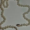 14K Yellow Gold Freshwater Pearl Necklace Length 30 Inch