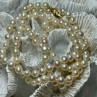 14K Yellow Gold Freshwater Pearl Necklace Length 30 Inch