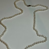 14K Yellow Gold Freshwater Pearl Necklace Length 30 Inch