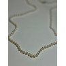 14K YELLOW GOLD FRESHWATER PEARL NECKLACE LENGTH 30 INCH