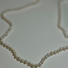 14K Yellow Gold Freshwater Pearl Necklace Length 30 Inch