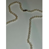 14K YELLOW GOLD FRESHWATER PEARL NECKLACE LENGTH 30 INCH