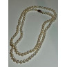 14K YELLOW GOLD FRESHWATER PEARL NECKLACE LENGTH 30 INCH