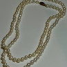14K Yellow Gold Freshwater Pearl Necklace Length 30 Inch