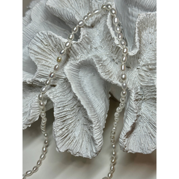 14K YELLOW GOLD CLASP FRESH WATER PEARL NECKLACE 18 Inch