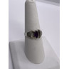 925 Sterling Silver Amethyst Ring Size 8