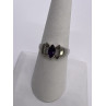 925 Sterling Silver Amethyst Ring Size 8