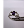 925 Sterling Silver Amethyst Ring Size 8