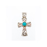 925 Sterling Silver Turquoise Cross Pendant