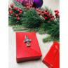 925 Sterling Silver Turquoise Cross Pendant