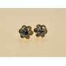 925 Sterling Silver Blue Spinel Stud Earrings