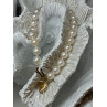 14K YELLOW GOLD CLASP FRESH WATER PEARL BRACELET 7 Inch