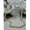 14K WHITE GOLD CLASP FRESH WATER PEARL NECKLACE 18 Inch