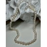 14K WHITE GOLD CLASP FRESH WATER PEARL NECKLACE 18 Inch