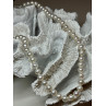 14K WHITE GOLD CLASP FRESH WATER PEARL NECKLACE 18 Inch
