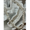 14K WHITE GOLD CLASP FRESH WATER PEARL NECKLACE 18 Inch