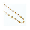 925 Sterling Silver Gold Plated Necklace Italy