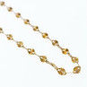 925 Sterling Silver Gold Plated Necklace Italy