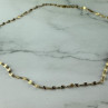 925 Sterling Silver Gold Plated Necklace Italy