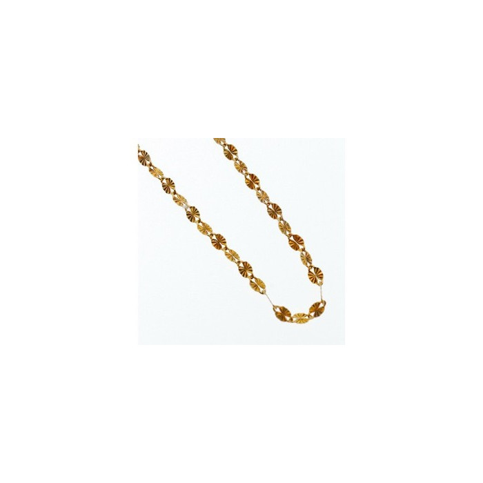 925 Sterling Silver Gold Plated Necklace Italy