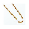 925 Sterling Silver Gold Plated Necklace Italy