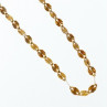 925 Sterling Silver Gold Plated Necklace Italy