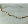 925 Sterling Silver Gold Plated Necklace Italy