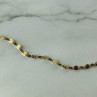 925 Sterling Silver Gold Plated Necklace Italy