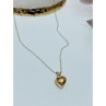 14K Yellow Gold Heliodor Heart Chain With Pendant