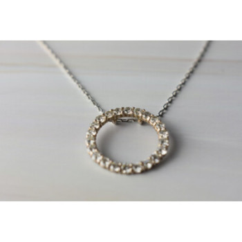925 Sterling Silver CZ Chain With Pendant