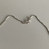 925 Sterling Silver CZ Chain With Pendant Italy