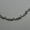 925 Sterling Silver Topaz Dolphin Bracelet