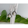 Vintage 925 Sterling Silver Pearls Earrings